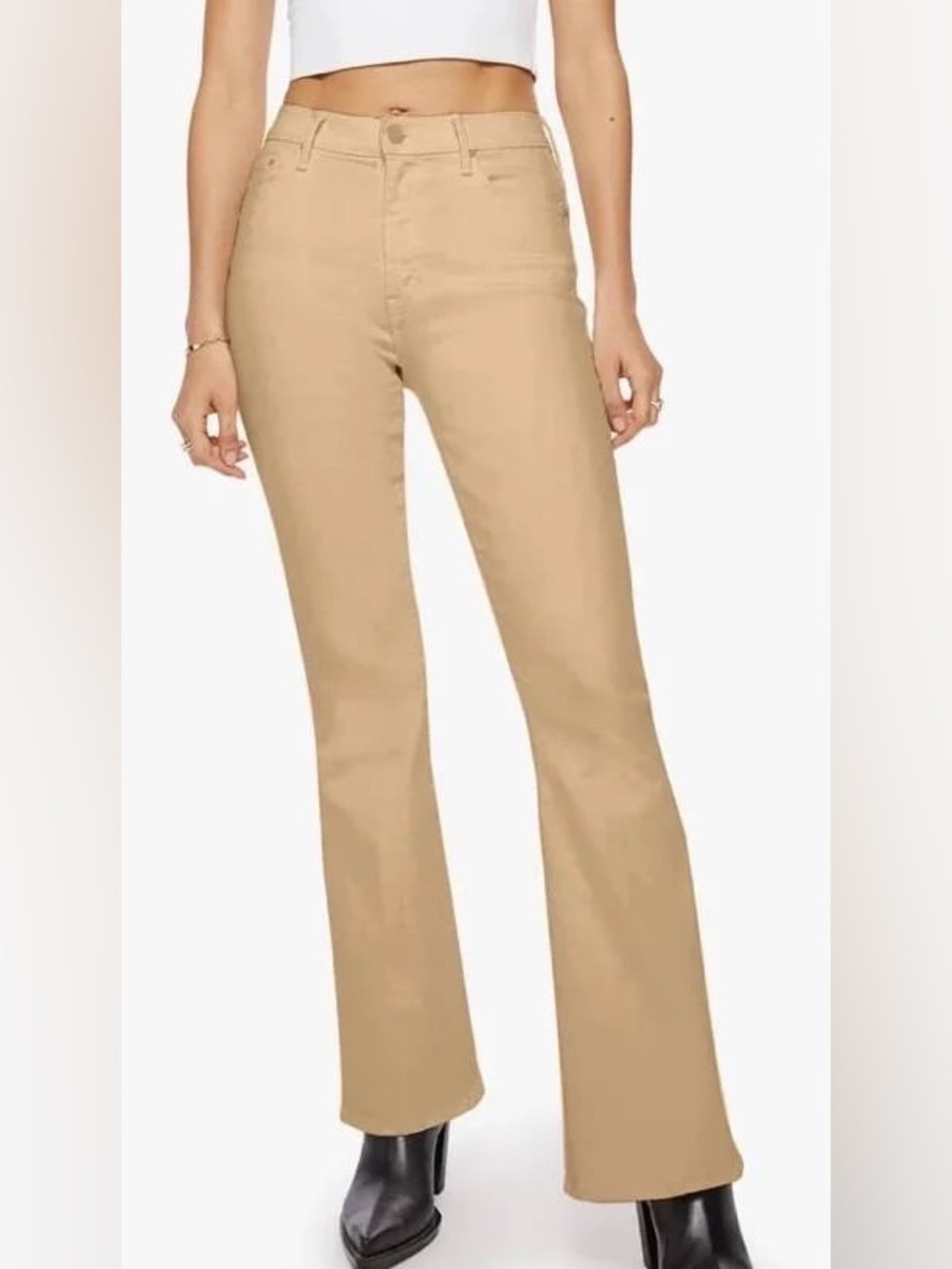 MOTHER High Waisted Weekender Skimp
in Second Chance (Sand Wash) Size 27 - Picture 2 of 16